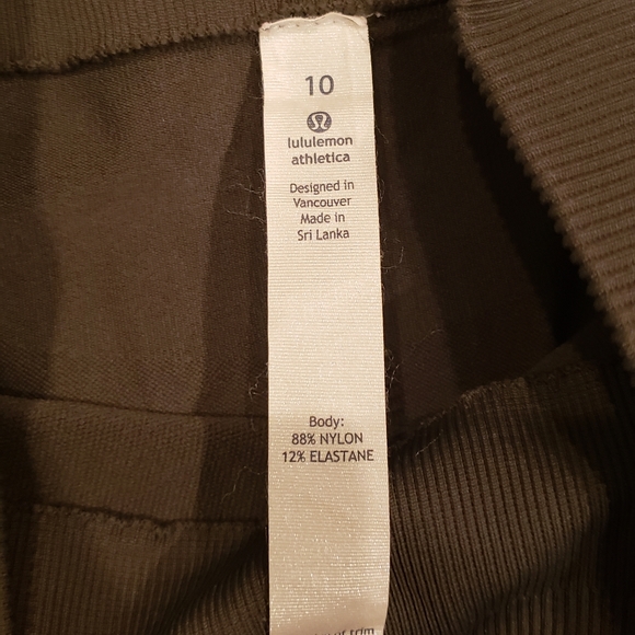🍋Lululemon Brand New W/Out Tags Olive Seamless 10 - Picture 2 of 4